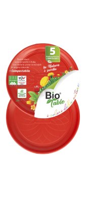 Piatto portata rosso